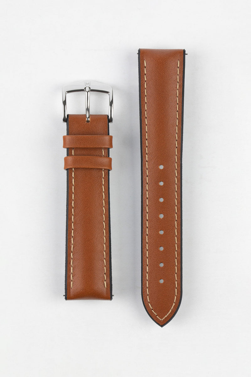 Hirsch James Performance Strap Gold Brown HirschStraps UK HS