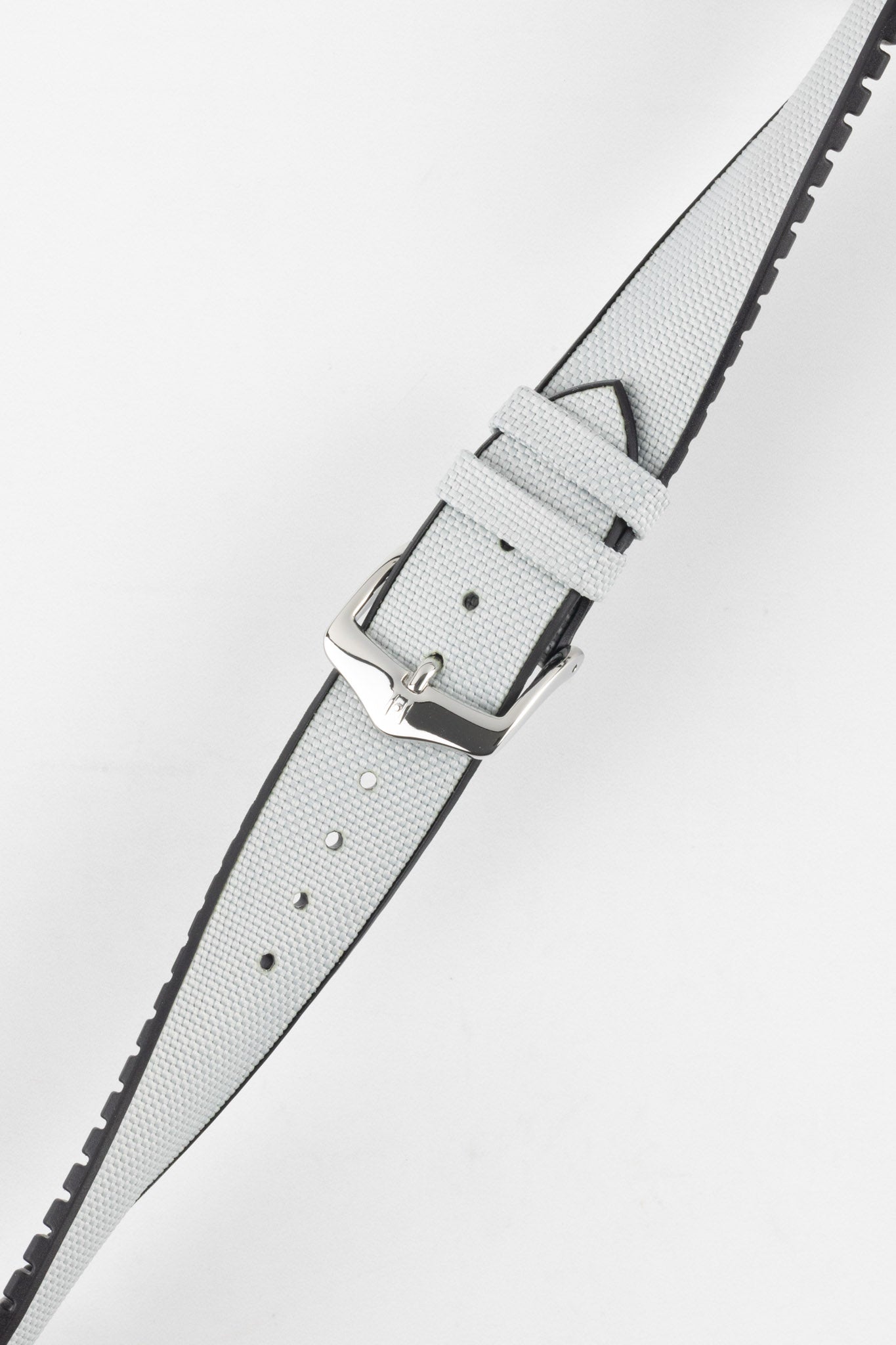 Hirsch ARNE Animal-Free Sailcloth Effect Performance Watch Strap - GREY