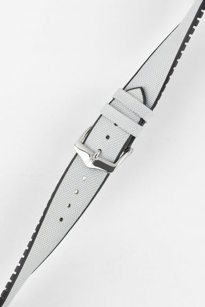 Hirsch ARNE Animal-Free Sailcloth Effect Performance Watch Strap - GREY