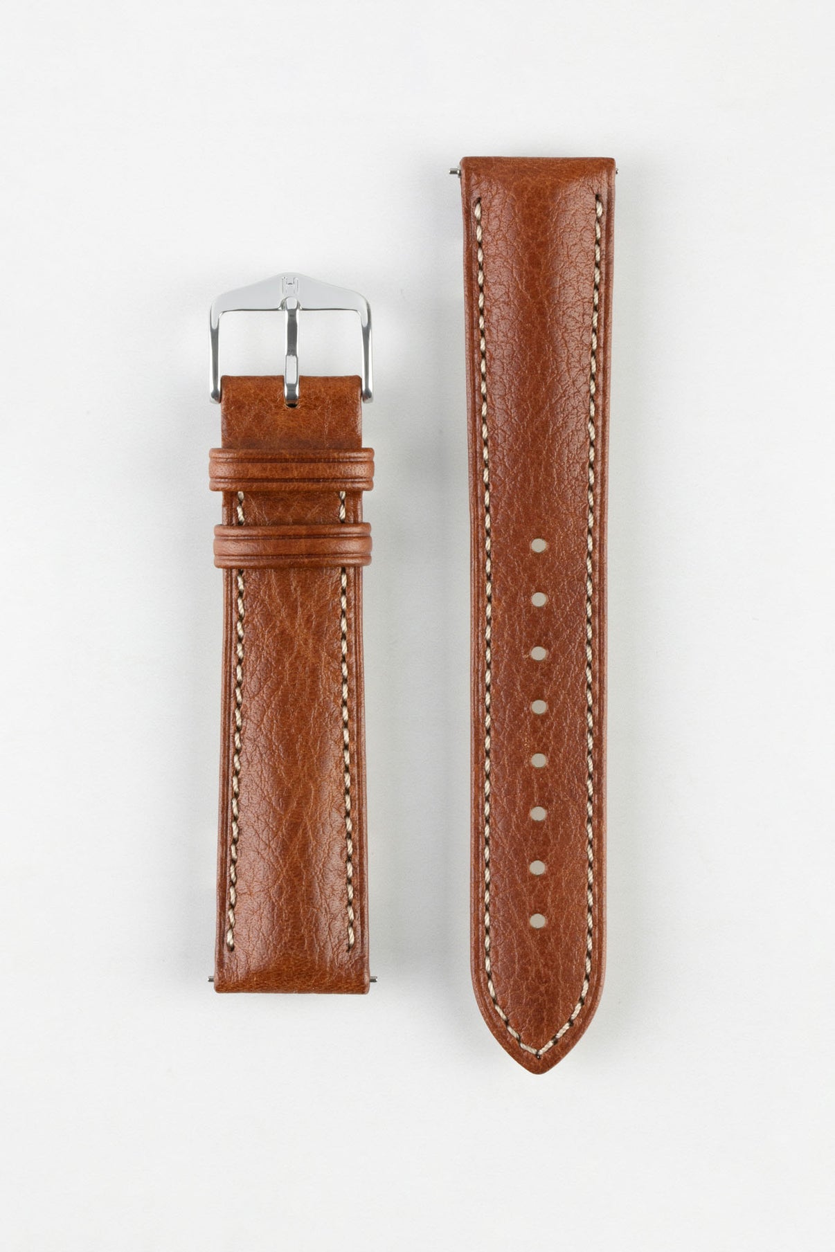 Gold Leather Watch Strap | Buffalo Calf Leather | Hirsch Straps – HS by ...