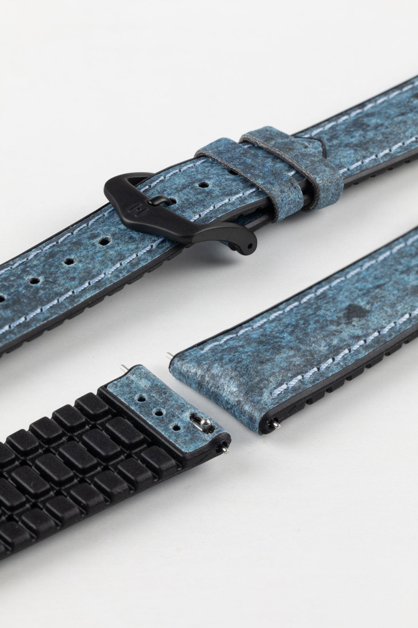 Hirsch STONE Performance Watch Strap - BLUE