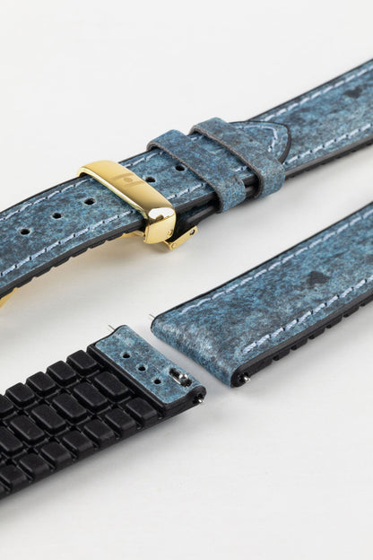 Hirsch STONE Performance Watch Strap - BLUE