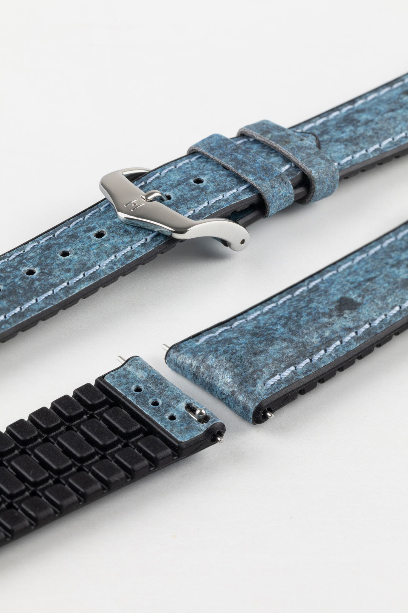 Hirsch STONE Performance Watch Strap - BLUE