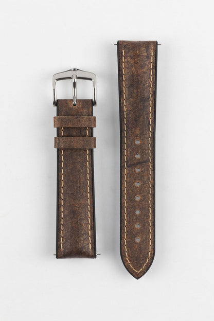 Hirsch STONE Performance Watch Strap - BROWN