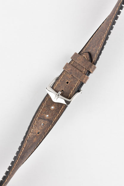 Hirsch STONE Performance Watch Strap - BROWN